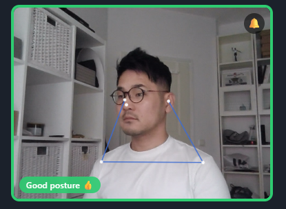 Good posture example